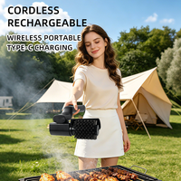 Brosse de nettoyage électrique rechargeable pour barbecue avec rouleau rotatif pour le nettoyage des grils d'extérieur – Fournisseur OEM