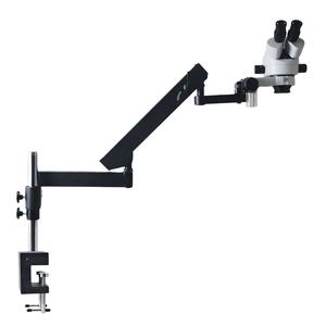 7-45x מיקרוסקופ טרינוקולרי 360 מעלות זרוע סוגר אוניברסלי הנדנדה a3 מיקוד גוף אוניברסלי ארוך מעוקל - Product Image 1