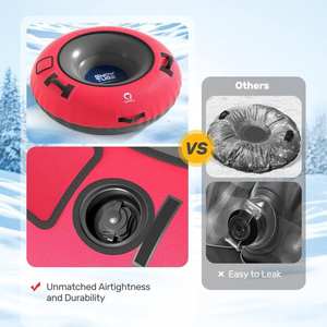 Nuevo Tubo de Nieve Inflable Plegable, Portátil y Ecológico, Trineo de Nieve con Fondo Suave de Tela Oxford, Tubo Interior de PVC Anticongelante - Product Image 3