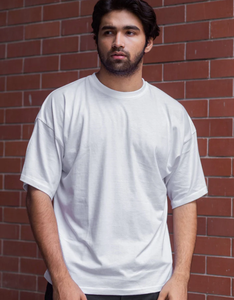 Camiseta de hombre de algodón 100% con hombros caídos de gran tamaño de la mejor calidad 180 GSM hecha a medida OEM antiarrugas de alta calidad de Bangladesh - Product Image 5