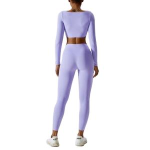 Ensembles de yoga pour femmes en gros, vêtements de sport, tenues d'entraînement, pantalons de yoga, leggings pour femmes, combinaisons de yoga grande taille, gym 2026 - Product Image 6