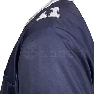 Jersey de Fútbol Americano Personalizado de Alta Calidad OEM, 100% Poliéster, Diseño Personalizado, Transpirable, de Secado Rápido, Opción de Talla Grande, Logotipo Personalizado - Product Image 5