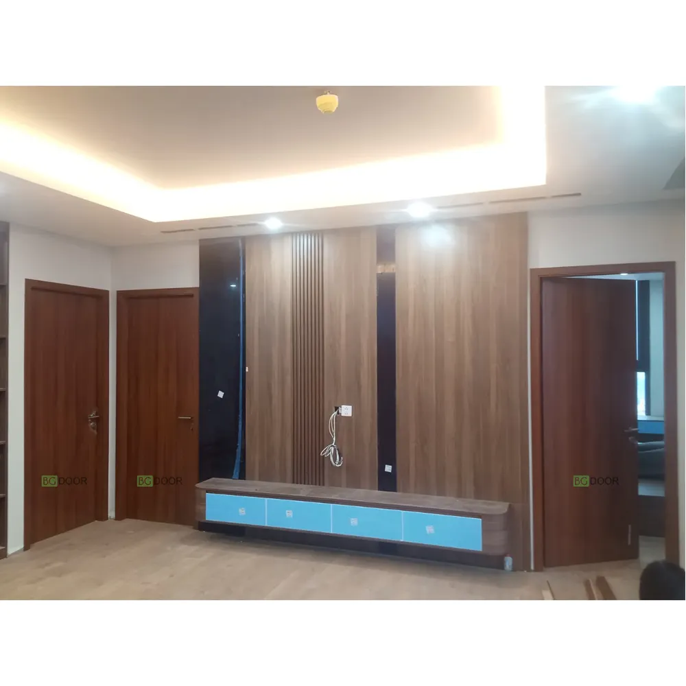 Vietnam Suppliers Composite Door Design for Living Room Apartment Home Office toilet bathroom WC door
