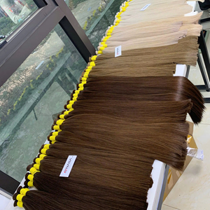Extensions de cheveux en vrac Produit de vente chaud 2025 couleur brune toute la longueur 100% vierge vietnamienne très lisse et soyeuse - Product Image 1