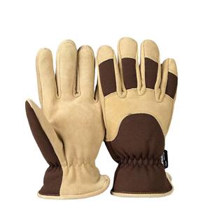 Gants en cuir pour homme et femme, motocross, motard, hiver, thermiques, écran tactile, extérieur, VTT, cyclisme, conduite, sport, doigts complets - Product Image 2