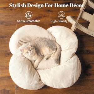 HEYBO Elevated Luxury Modern Holz Katzen bett Fluffy Cushion Indoor Pet Sofa für Wohnzimmer-Erhöhter Lounge Chair für Katzen & Hunde - Product Image 3