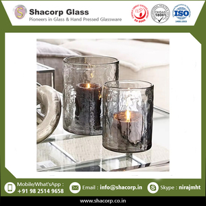 Bougeoir en verre de conception unique pour la décoration à la maison et dinning au prix de gros - Product Image 2