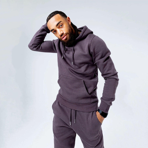 Ensemble de survêtement léger et respirant pour homme, grande taille, 100 % coton, coupe-vent, idéal pour un usage quotidien décontracté - Product Image 3