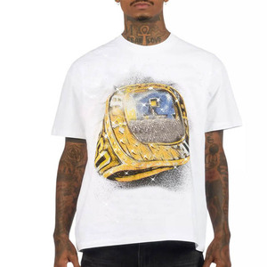 T-shirt classique en coton décontracté pour hommes et femmes, confortable, respirant, manches courtes, vêtements de mode pour tous les jours - Product Image 2