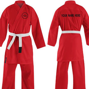 Uniforme de karate de secado rápido con logotipo bordado impermeable para competición Judo Dobok ligero estampado personalizado OEM para mujer - Product Image 1