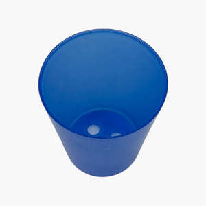 Copa para monedas de plástico translúcido azul, juego de 5, con capacidad para hasta 200 monedas/fichas, envío gratis - Product Image 2
