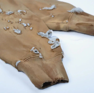 Couleur de contraste Style Unique hommes sweats à capuche coton mélangé surdimensionné hommes sweats à capuche pour vente en ligne lavage à l'acide vintage - Product Image 6