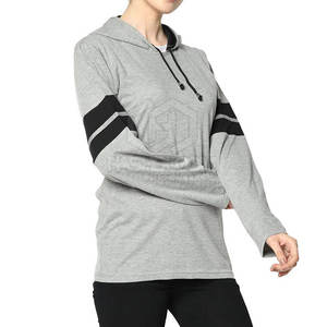 2024 femmes concepteur à la mode vêtements d'extérieur décontractés grande taille à capuche respirant 100% coton solide personnalisable hiver - Product Image 3