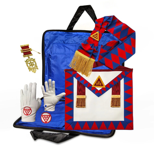 Prix de gros : Ensemble de régalia pour principaux de l'arche royale, étui souple pour tablier, service OEM - Product Image 1