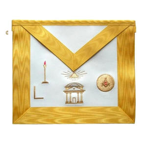 Nuevo Masonic Regalia Grand Past Master Delantal Venta al por mayor Precio bajo Masonic Regalia Delantal - Product Image 6