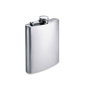 Botella de Licor Metálica Myrva, Rectangular, Portátil, para Viaje, Diseño Minimalista - Product Image 4