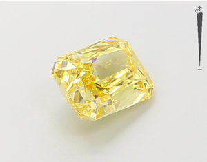 Aniva Colección de 1ct 2ct 3ct HPHT Lab Grown Diamonds Fancy Yellow Color IGI Certified Rectangular Shape Diamantes sueltos - Product Image 4