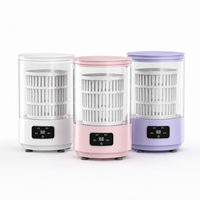 Mini Lave-linge Portable Automatique 4L avec Soin Lumière Bleue et Chargement Type-C pour Sous-vêtements, Vêtements de Bébé et Chaussettes