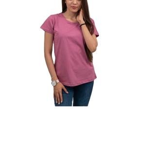 Camiseta Informal Personalizada para Mujer, de Algodón Transpirable, Holgada, con Hombros Caídos, Corta, Directo de Bangladés - Product Image 3