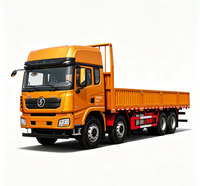 Camion de transport de marchandises à paroi latérale de 9,5 m, 8x4 Shacman M3000 350 CV pour la logistique de construction et le transport de marchandises en vrac