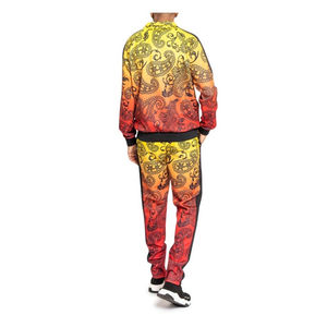 Survêtements de sport pour hommes à manches longues avec logo personnalisé, jogging d'entraînement, fitness, course à pied, uni, fermeture éclair intégrale, prix bas - Product Image 4