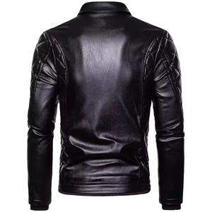 Veste en simili cuir pour homme, manches longues, dernier design, haute qualité, meilleur style, coupe ajustée, confortable, surdimensionnée - Product Image 4