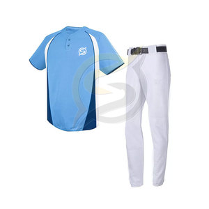 Maillot et pantalon de baseball personnalisés en sergé, uniforme de softball et de sport urbain, 100 % polyester, séchage rapide, respirant, vente en gros - Product Image 4