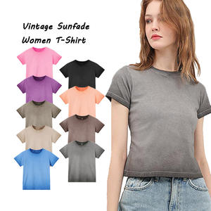 T-shirts femme 100% coton, coupe slim, manches courtes, t-shirt uni, personnalisable avec logo, col rond. - Product Image 2