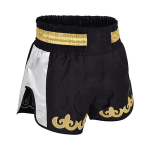 กางเกงขาสั้นซ้อมมวยแบบไทยสำหรับต่อสู้ผ้าซับลิเมชันขนาดพิเศษ - Product Image 5