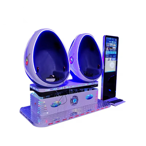 Simulateur de chaise œuf VR 9D, machine de jeu de réalité virtuelle à vendre, simulateur d'amusement 220V avec paiement par pièces pour la course - Product Image 2