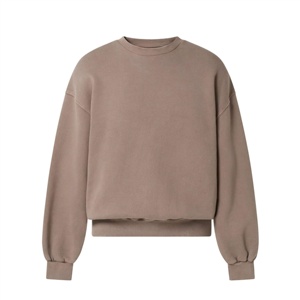 เสื้อสเวตเตอร์คอกลมสีดำสำหรับผู้ชายเสื้อกันหนาวแบบสวมหัวมีฮู้ดสำหรับฤดูหนาว - Product Image 2