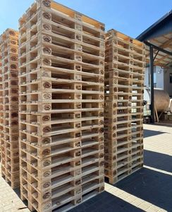 Top Grade Euro Epal Wooden <b>Pallet</b> 1200 X 800 European Standard 4-Way Entry Double Faced Design <b>PALLET</b>. - Product Image 5