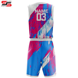 Tenues d'équipe de basketball personnalisées, respirantes, d'été, avec logo personnalisé imprimé, sans manches, 100% polyester, couleur personnalisée - Product Image 4