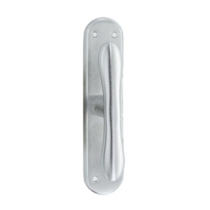 Cremonese Goccia Con Fori Cromo Satinato - Product Image 1