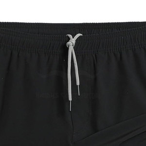 Pantalones cortos deportivos de estilo callejero para hombre, nueva tendencia, algodón, informal, patrón sólido, de talla grande, cierre de cintura elástica en oferta - Product Image 6