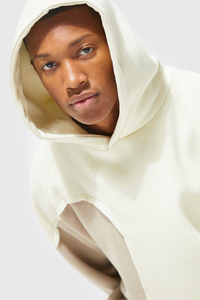 Ropa deportiva para hombre, chándal de gran tamaño de varios paneles, jersey de alta calidad, sudadera con capucha y pantalones de chándal, conjuntos para correr, chándal de gran tamaño para hombre - Product Image 4