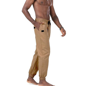 กางเกงขายาวผู้ชายดีไซน์ล่าสุด ขายส่ง สไตล์โดดเด่น ปี 2025 ผ้าแคนวาส น้ำหนักเบา ทรงตรง สบายๆ เอวกลาง สำหรับขายออนไลน์ - Product Image 3