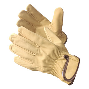 Gants de conducteur en cuir de vache fendu bon marché Gants de conduite robustes de haute qualité pour travaux agricoles/Gants de chauffeur de camion - Product Image 4