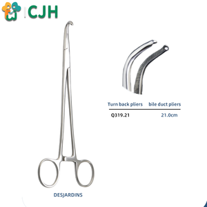 CJH Edelstahl-Kanal zange Pinzette für Tiere - Product Image 5