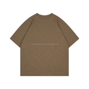 เสื้อยืดคอกลมผู้ชายผ้าฝ้าย 100% ผลิตตามสั่ง (OEM) เนื้อผ้านุ่ม ไม่หดตัว เหมาะสำหรับชุดออกกำลังกาย - Product Image 6