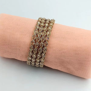 Indian Fashionable and Traditional Brass Bangles Women Wedding Bangles <b>for</b> Women and <b>Girls</b> - Product Image 1
