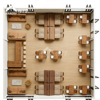 Restaurante Moderno en Contenedor al Aire Libre |   Estructura de Comedor Prefabricada de Acero para la Industria de Hostelería y Turismo