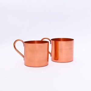 Cadeau de mariage tasse mule en cuivre avec design élégant et corps durable pour les couples qui aiment les cocktails classiques - Product Image 3
