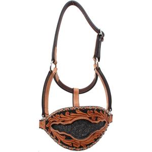 Halter de caballo con tocado anatómico y banda nasal acolchada suave y tocado acolchado suave - Product Image 3