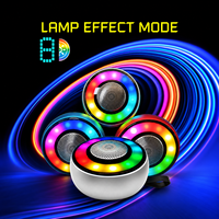 Speaker Bluetooth Mini Portabel 5.3 Nirkabel Lampu LED RGB Suara Stereo TWS Speaker Musik Isi Ulang dengan Kartu TF Radio FM