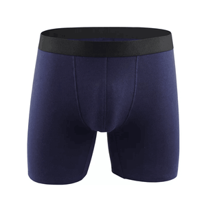 Calzoncillos bóxer deportivos para hombre, ropa interior de bambú auténtico, cómodo, antirozaduras, sin espalda, de cintura alta, OEM y ODM - Product Image 5