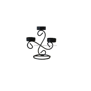 Support de bougie en métal de luxe unique fait main, porte-bougie pilier, porte-bougie chauffe-plat, support de bougie en cire - Product Image 6