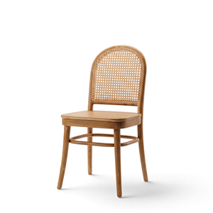 Silla de Comedor Contemporánea de Madera Maciza para Sala de Estar, Restaurante, Oficina en Casa - Product Image 1