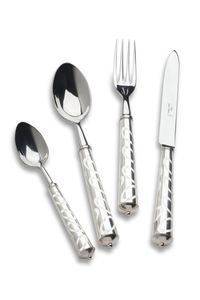 Juego de Cubiertos de acero inoxidable de la mejor calidad con acabado pulido, perfecto para regalos de boda y celebraciones de inauguración de la casa - Product Image 5