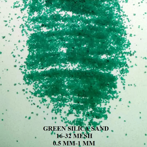 ทรายซิลิก้าสีเขียวเคลือบสีที่มีขนาด16/32กันน้ำ - Product Image 2